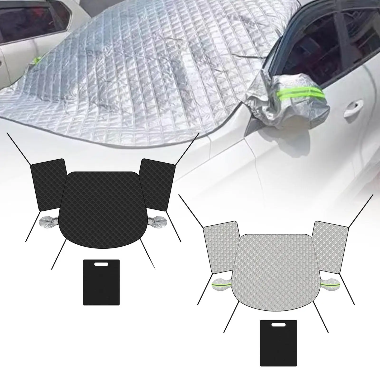 

Car Windshield Cover Sun Shade Protector for Ice and Snow Sun Protection Automotive Accessory Windscreen Cover for Sedan