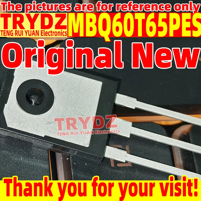 5-1pcs Original New 60T65PES MBQ60T65PES TO-247 650V100A Common transistors used in welding machines domestic