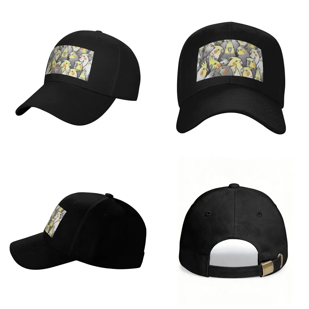 Cockatoo Cockatiel Parrot Galore Cap Fashion Casual Baseball Caps Adjustable Hat Hip Hop Summer Unisex Baseball Hats