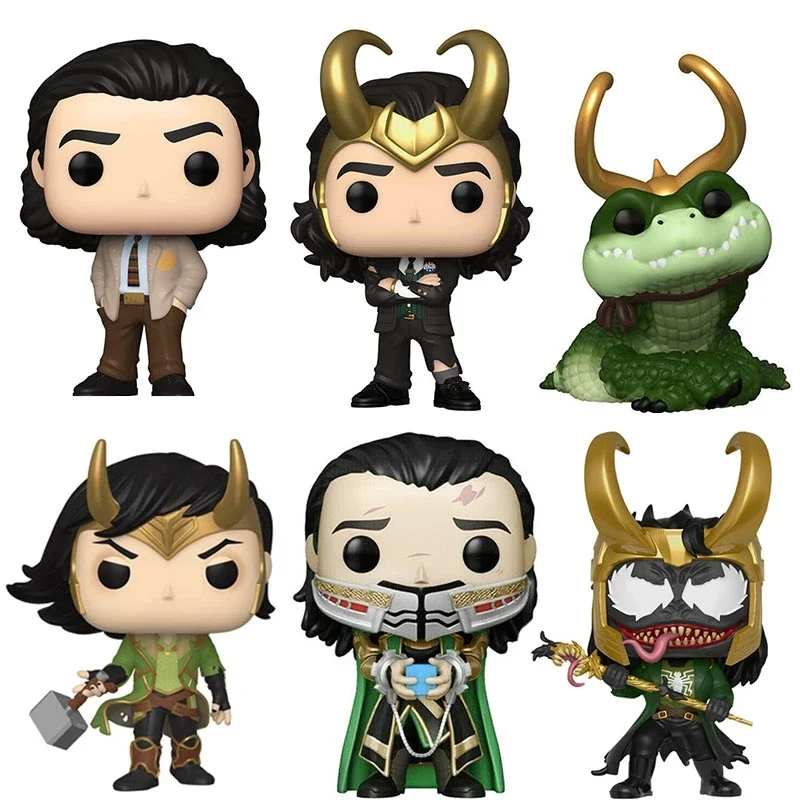 Фигурки экшн-фигурок FUNKO POP президент Локи 898 #895 # Loki 747 # Venomized Loki 368 #901 # ALLIGOTAR Loki 02 # виниловые игрушки