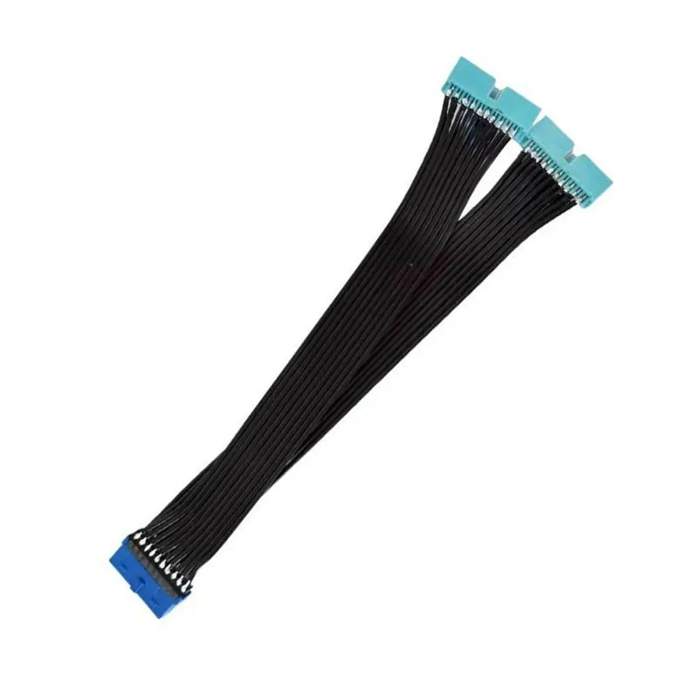 1 to 2 Adapter Cable for Motherboard 19 Pin/20Pin Splitter Cable Internal Extension Header Mainboard Cable Extension Cable