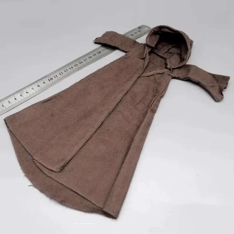 1/6 스케일 갈색 망토 전쟁 가운 유니버설 판초 의류 모델 12 ''액션 피규어 바디 액세서리 인형 완구