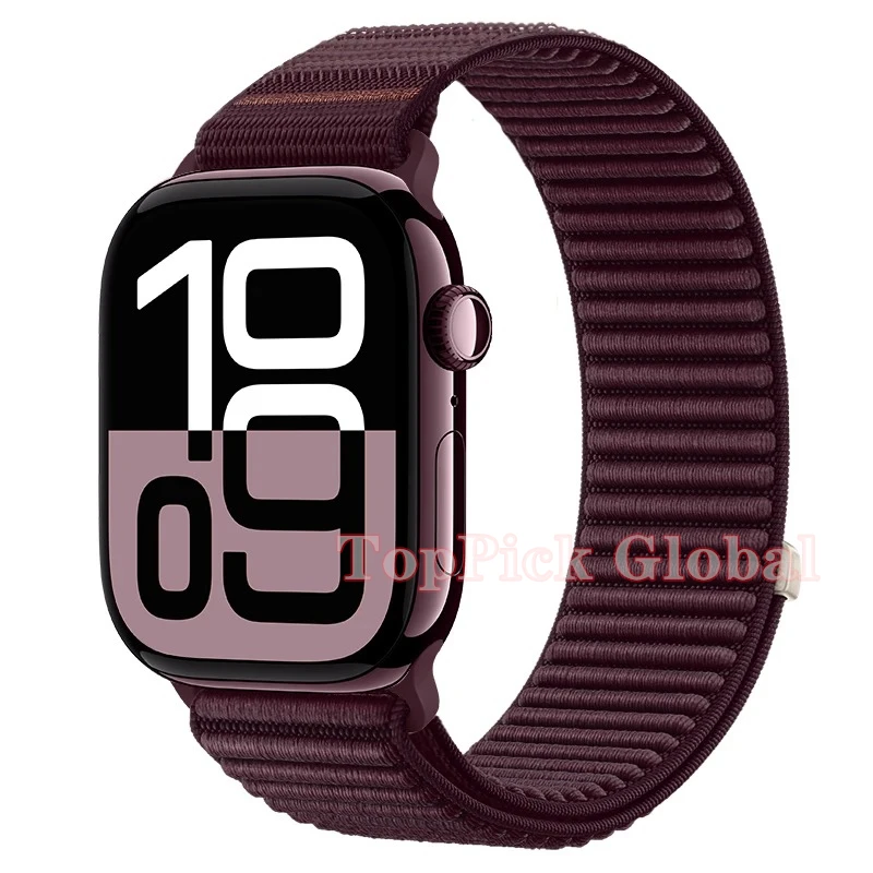 Armband für Apple Watch 44mm 45mm 49mm 46mm 38mm 40mm 41mm 42mm Nylon-Schlaufenarmband für iWatch Series Ultra 11 10 9 8 7 6 SE