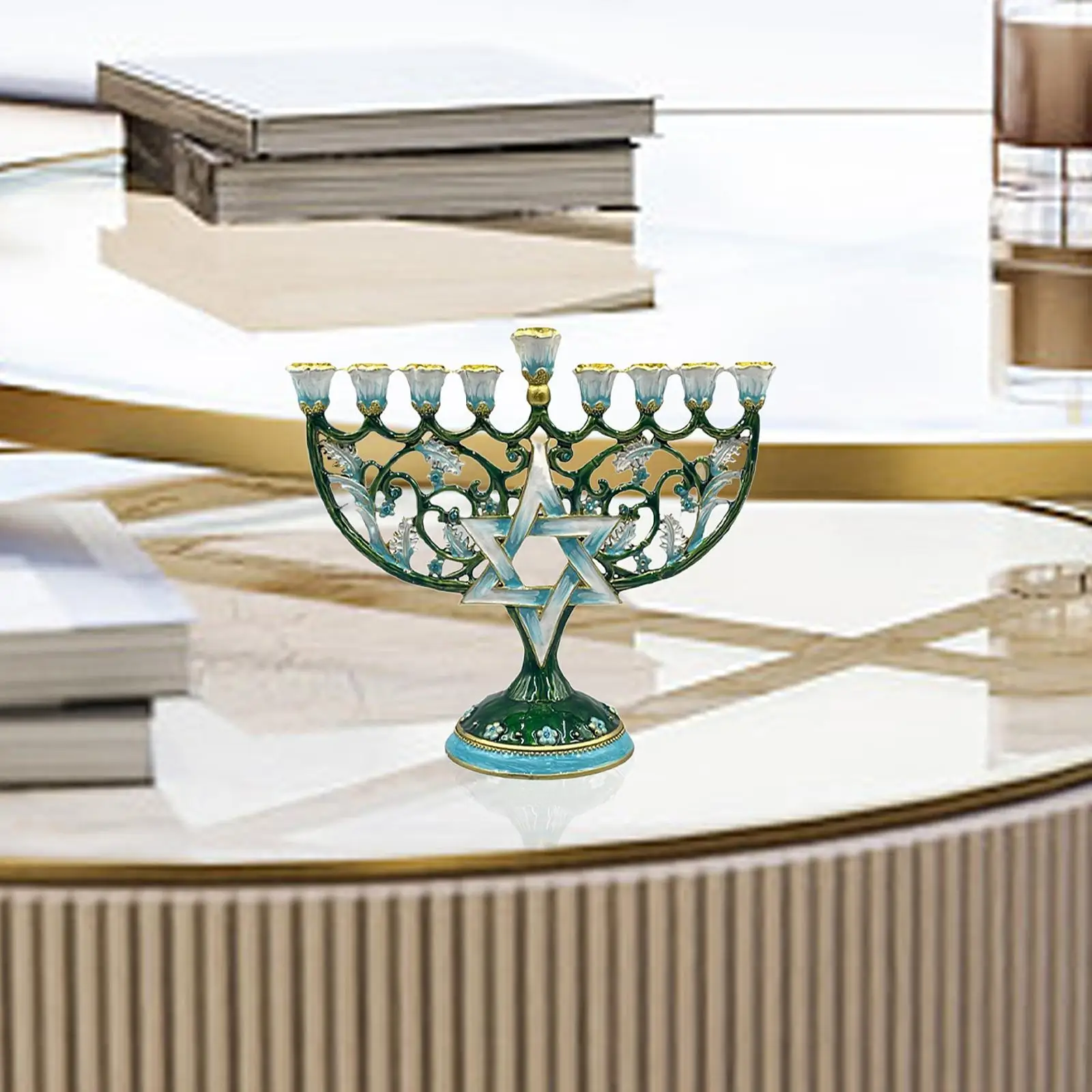 Candle Display Holder Decorative Candle Stand for Home Wedding Tabletop