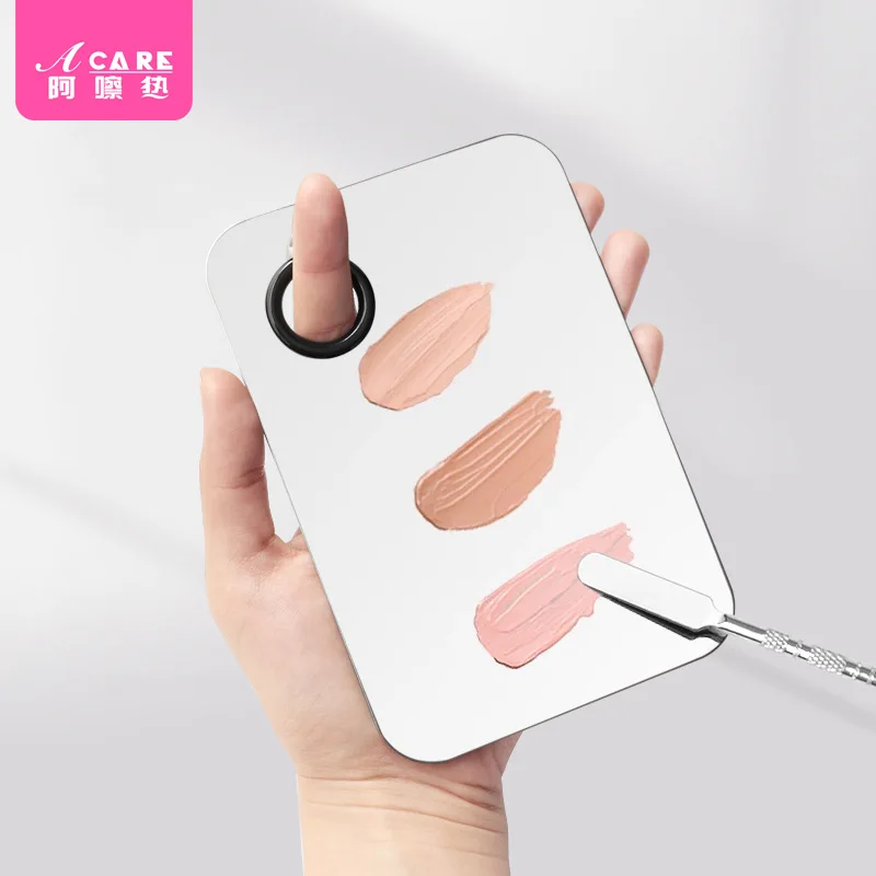 Paleta A1P39-Paleta de base líquida fácil de usar makeP39-up faca vara portátil perfurado maquiagem artista cor