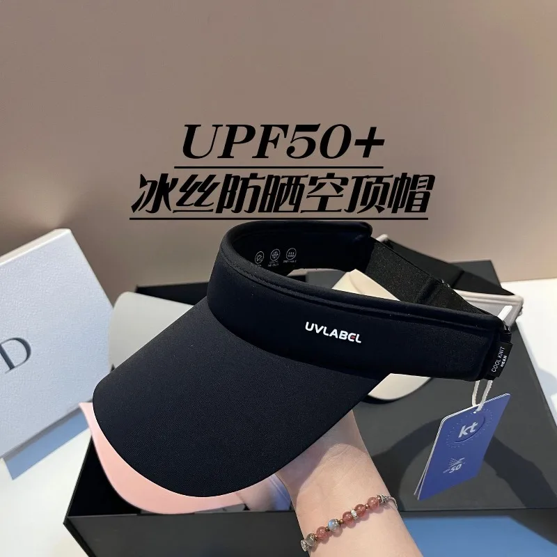 

Лето 2022, козырек из ледяного шелка для женщин и мужчин, UPF50 +, регулируемая дышащая спортивная кепка для похудения, уличная беговая кепка, бесплатная доставка ​