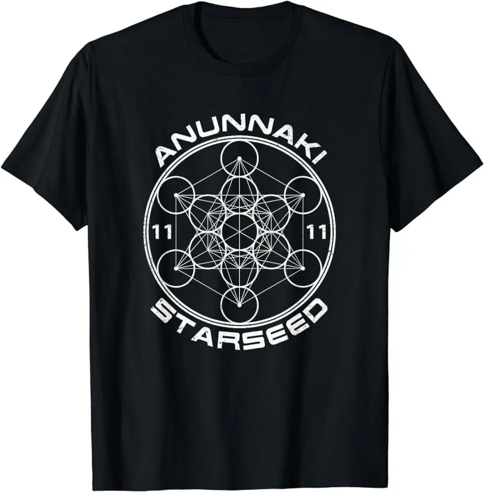 NEW LIMITED Anunnaki Sacred Geometry Gift Tee T-Shirt Anime Pattern Y2K Summer Brand