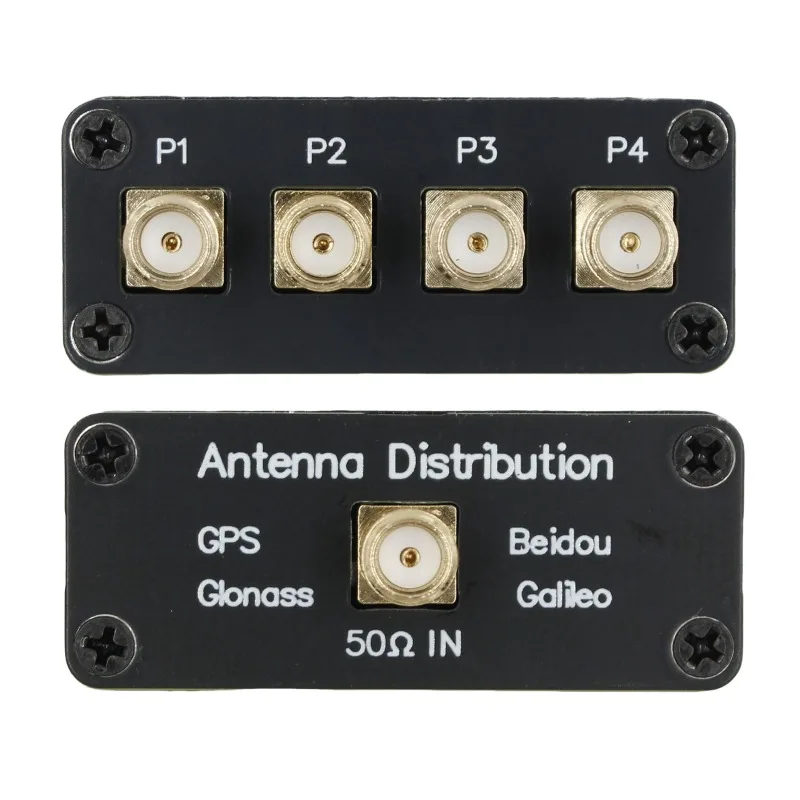 GNSS 1 In 4 Out Antenna Power Splitter GPS Beidou GLONASS Navigation Signal Distributor Antenna Distribution Unit