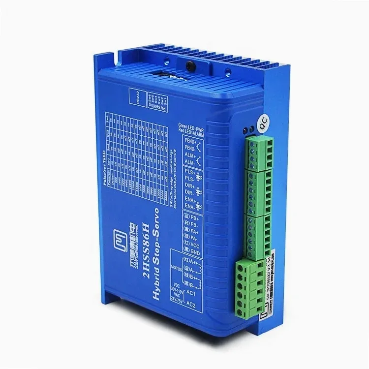 2HSS86H 24V Closed-Loop CNC Controller with 1000-Line Encoder & RS232 for Stepper/Servo Motor Driver