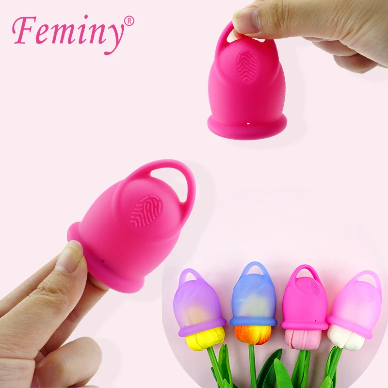 

Silicone Women's Menstrual Collector with ring Period Menstrual Cup Certified Copa Menstrual Medica menstruacion Health Care