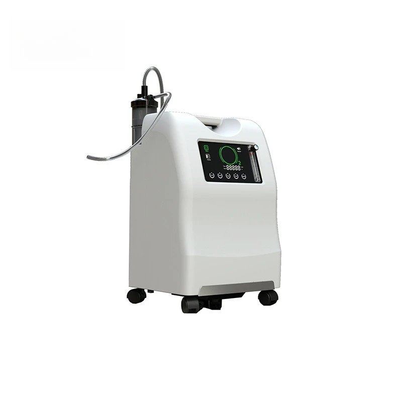 Concentrador de Oxígeno Portátil para el Hogar, Equipo Concentrador de Oxígeno OLV-5L-10L Tipo Carrito