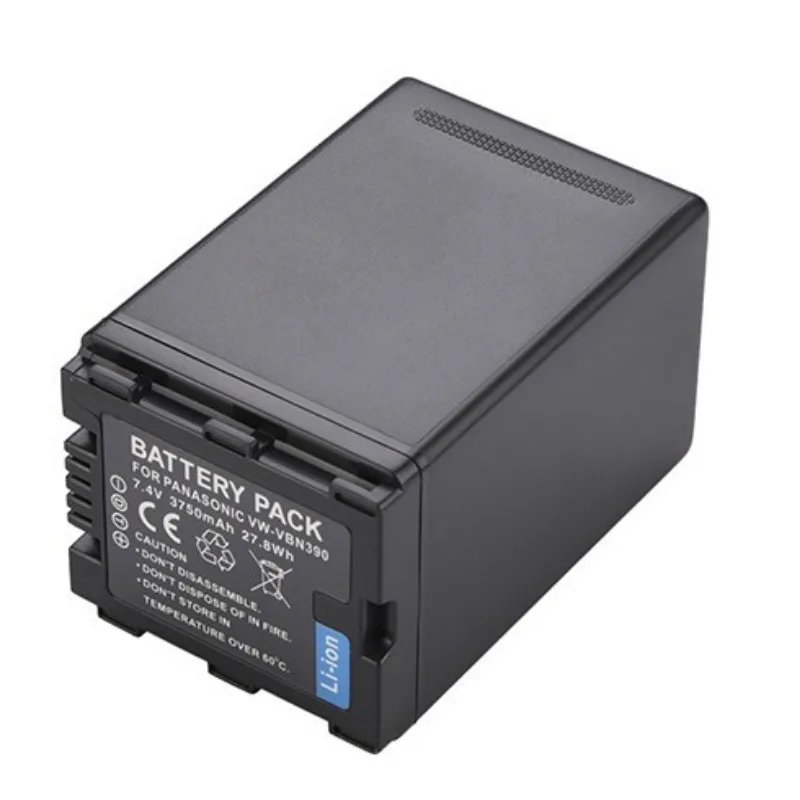 VW-VBN390 High Quality Camera Battery 7.4V 3750mAh for Panasonic HDC-SD900 HDC-SD800 HDC-TM900 HDC-HS900 HC-X900 HC-X900M