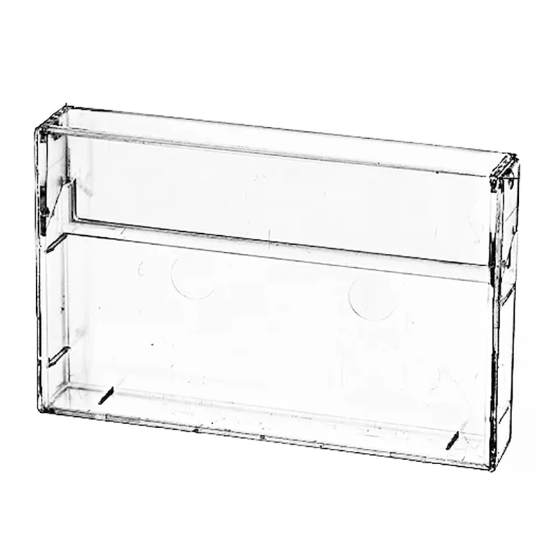 1Pc Cassette Tape Transparent Storage Box Audio Magnetic Recording Blank Tape Case Dustproof Box