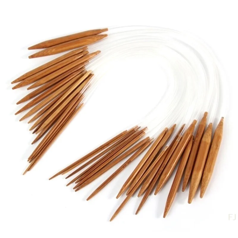 [YU]18Pairs Bamboo Knitting Needles 16