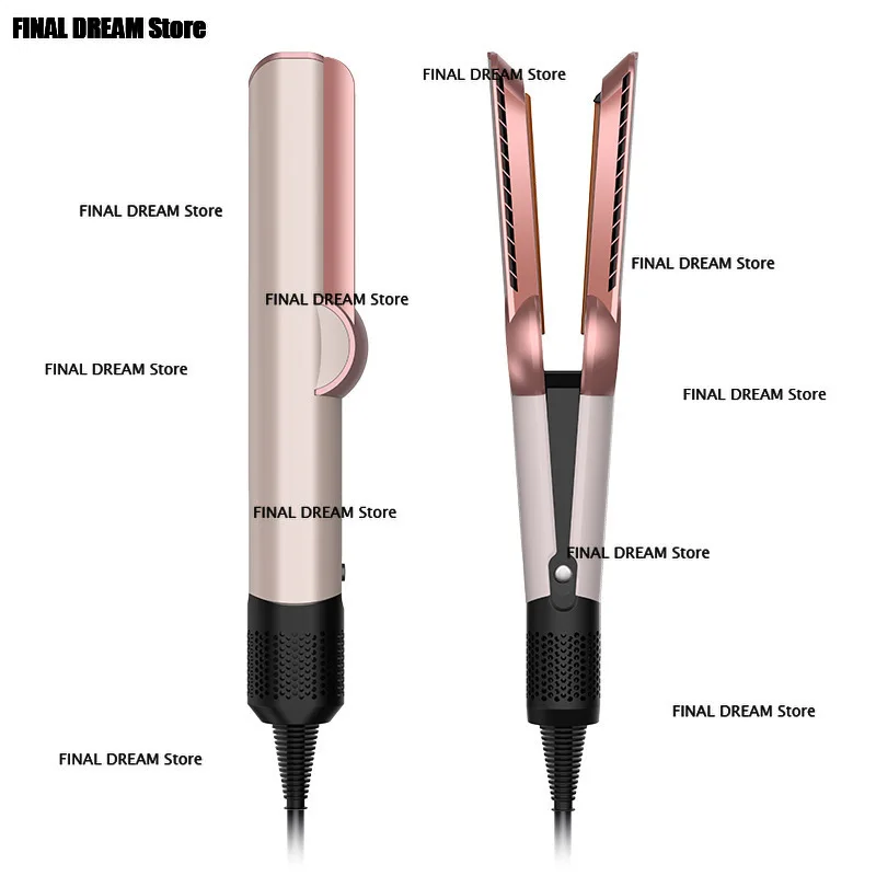Piastra per capelli e asciugacapelli professionale 2 in 1, ferro piatto riscaldante, compatibile con lo strumento per lo styling dei capelli Dyson Airstrait