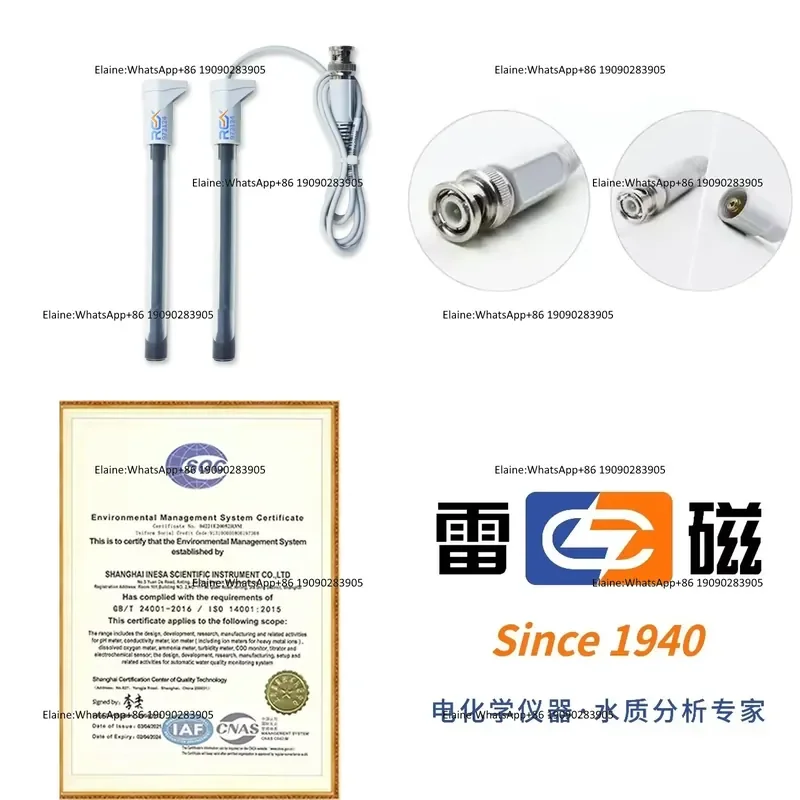 972125 Fluoroborate Ion Selective Electrode BNC Fluororic Acid Ion Compositeprobe Sensor