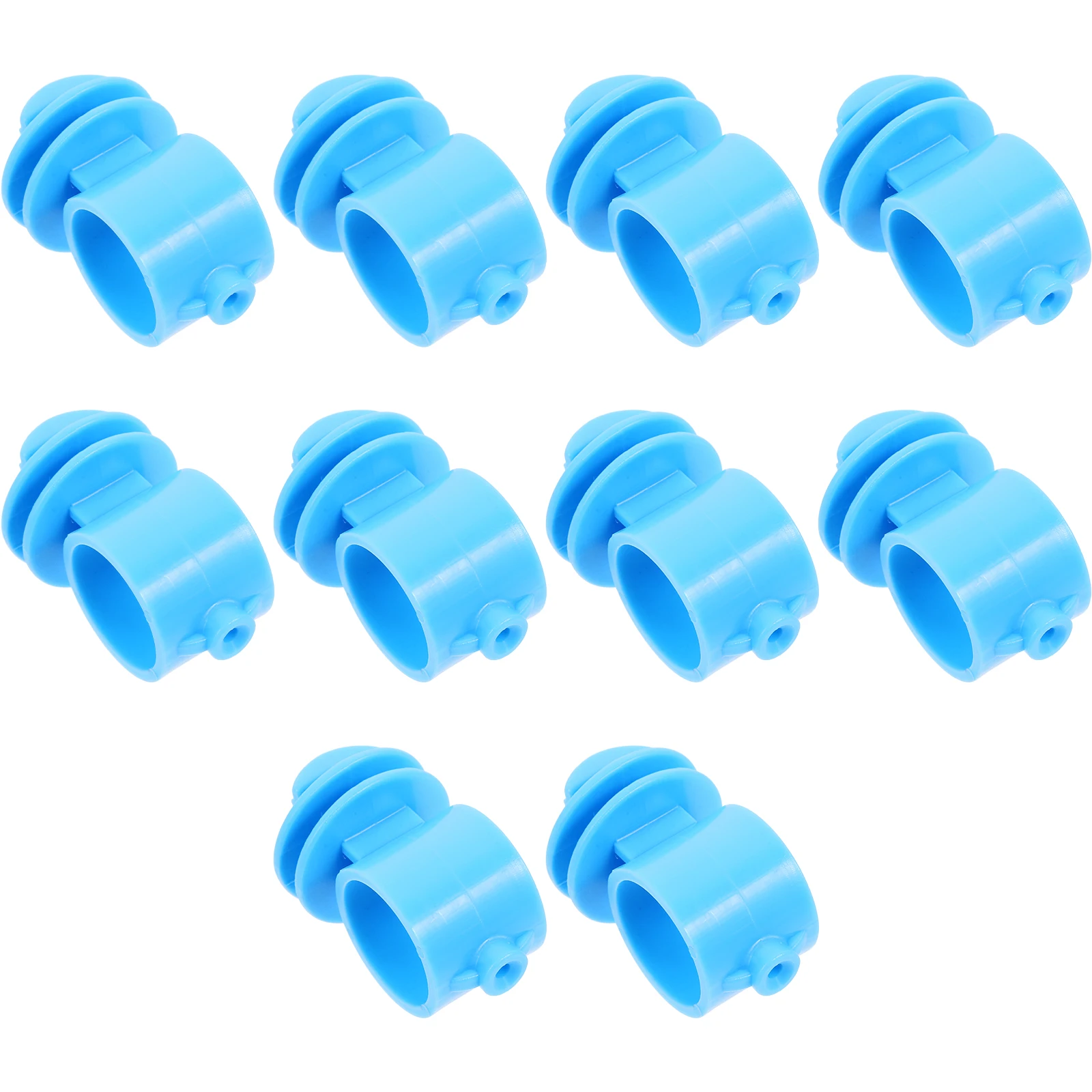 

10 Pcs Insulator 25mm Electric Fence Tube Post Wire Rope Fittings Garden Pulse DIY Tape Tighteners Replacement Fence