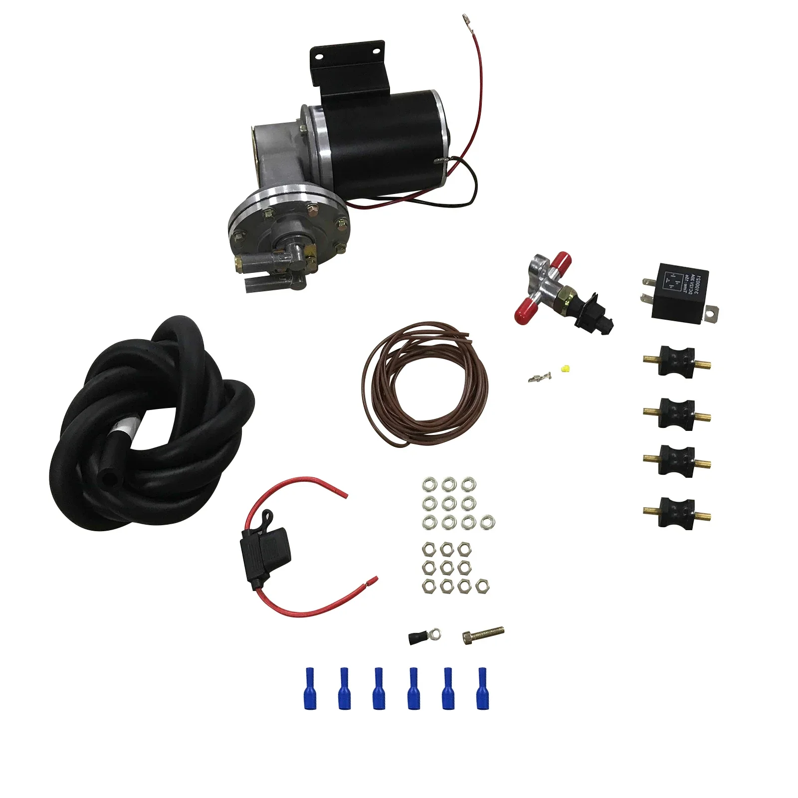 

Electric Vacuum Pump Kit, Mounting Hardware for Brake Booster,vacuum pressure switch, durable car accessories,easy installation