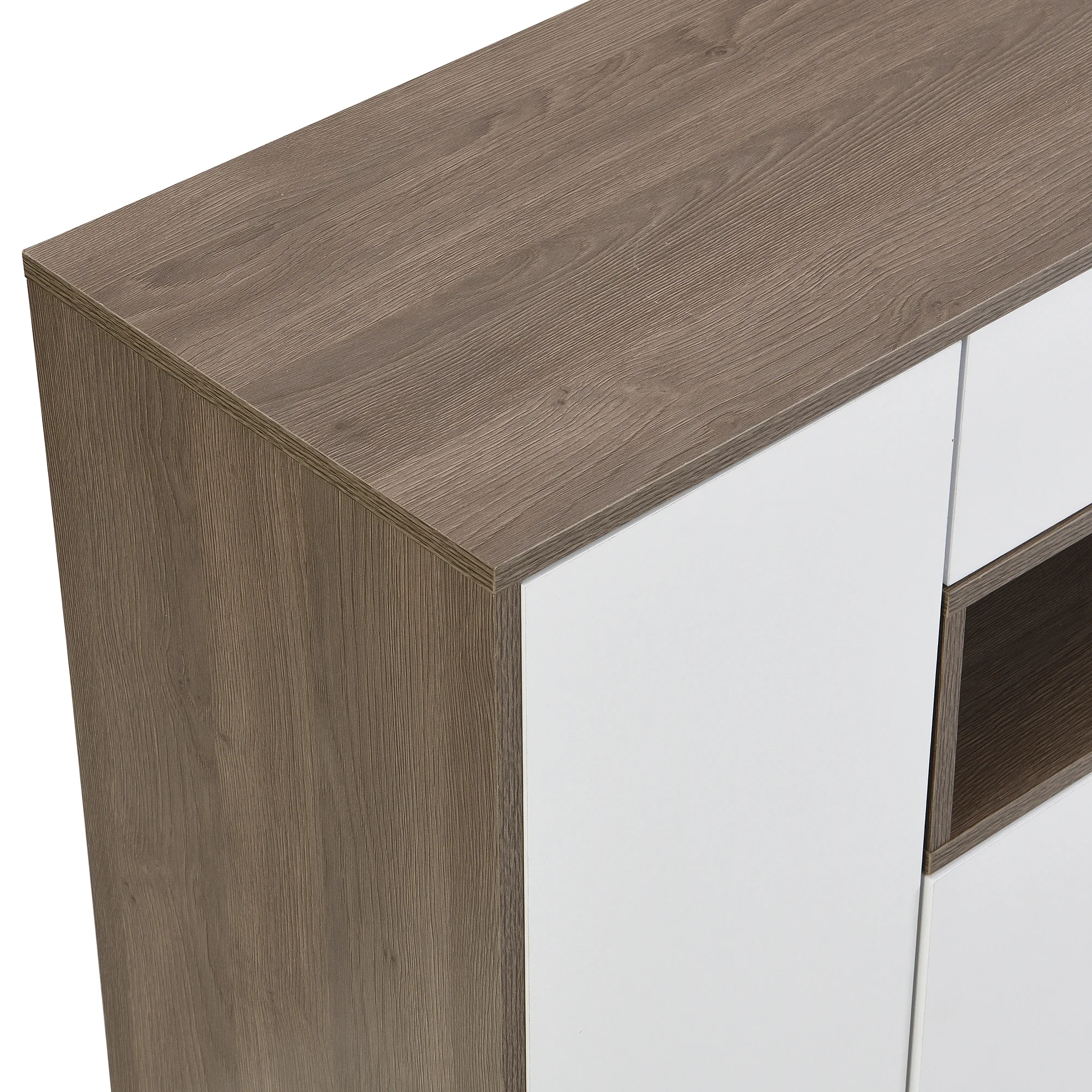 Schuhschrank, Schuhbank, Schuhregal mit gepolstertem Sitz, vielseitige Schuhaufbewahrungslösung mit Regalen für den Flur 140*35*110 cm – Detail 6