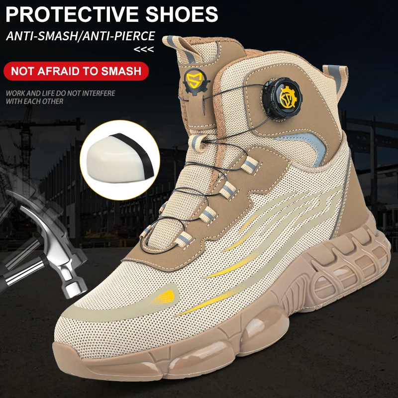 

2026 casual fashion safety shoes, protective shoes, work shoes, industrial and mining boots, anti-smashing, anti-puncture,