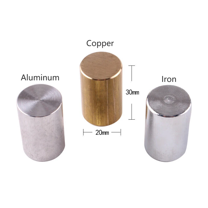 Imagem -04 - Conjunto Ferro Metal de Alumínio de Alta Pureza de Cobre Cilindro 20x30 mm para Medir a Densidade de Flutuabilidade com Elementos Químicos Peças