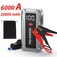 PGNOOGE 6000A Car Jump Starter, 26800mAh Car Battery Jump Starter, 12V Battery Booster Jump Starter, Portable Battery For Cars