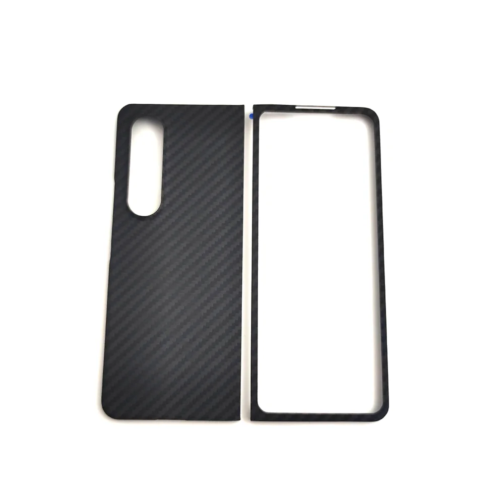 Ultra Thin Carbon Fiber Case For Samsung Galaxy Z Fold 4 Fold 3  5 Fold5 Fold3 Phone Case Z Fold4 3 5 Aramid Fiber Phone Cover