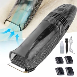 Professional Vacuum System Hair Clipper Beard Trimmer Automatic Broken Hair Suction Trimmer Shaving Machine Tools for Men