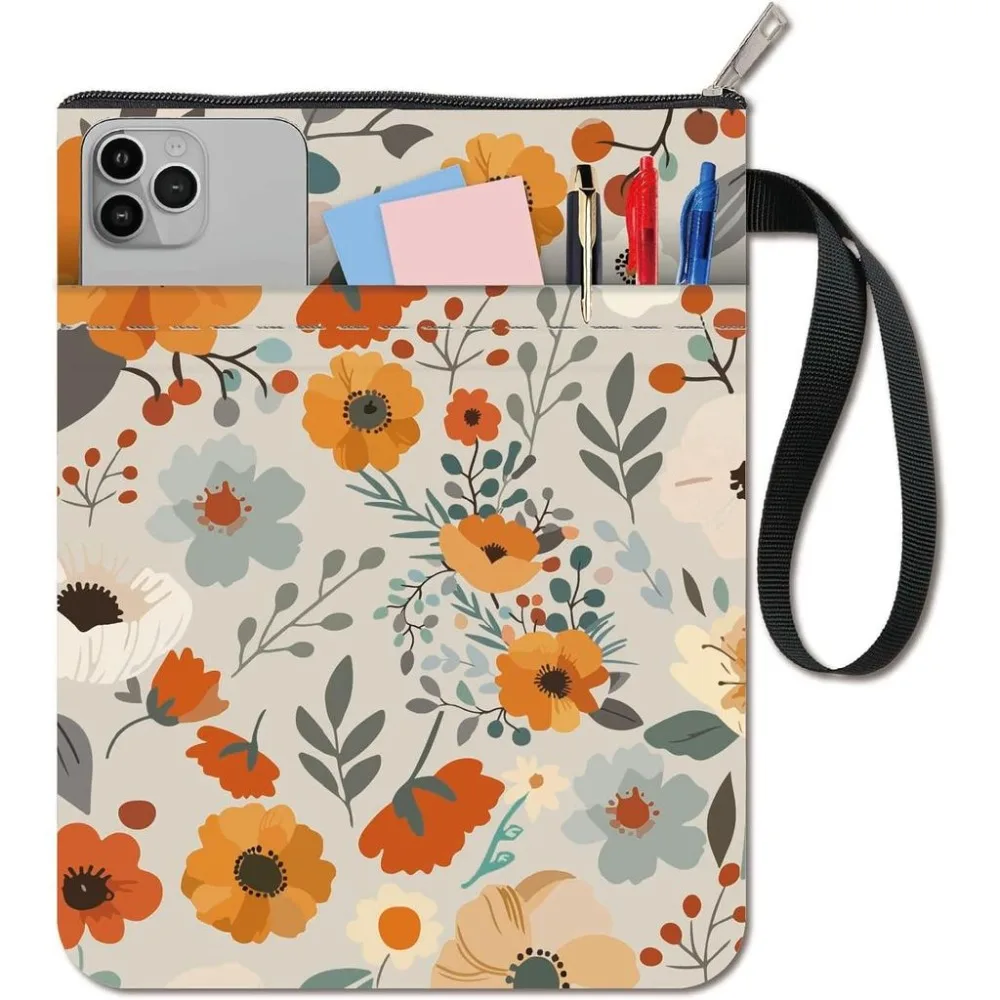 Cloth Book Cover Notebook Wraps Rectangle Flower 280x220mm