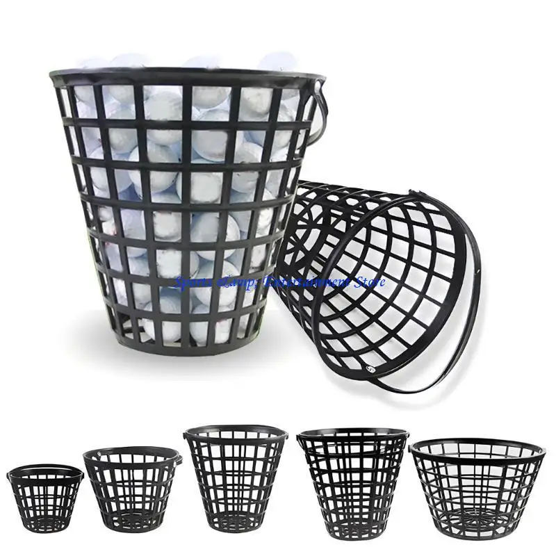 G7NF Men Golfing Accessories Nylon Plastic Golf Practice Container Golf Basket Large Golfball Storage Container Buckets