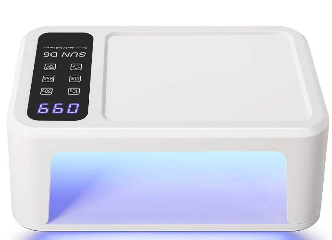 

480W Nail Dryer 140LEDS Nail Lamp For Curing All Gel Nail Polish Motion Sensing Manicure Lamp With Big Space Salon Too