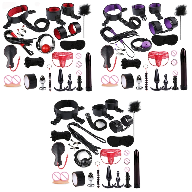 

20RF Safety Restraints Adult Sex BDSM Bondage Sets Beginners Sex Accessories