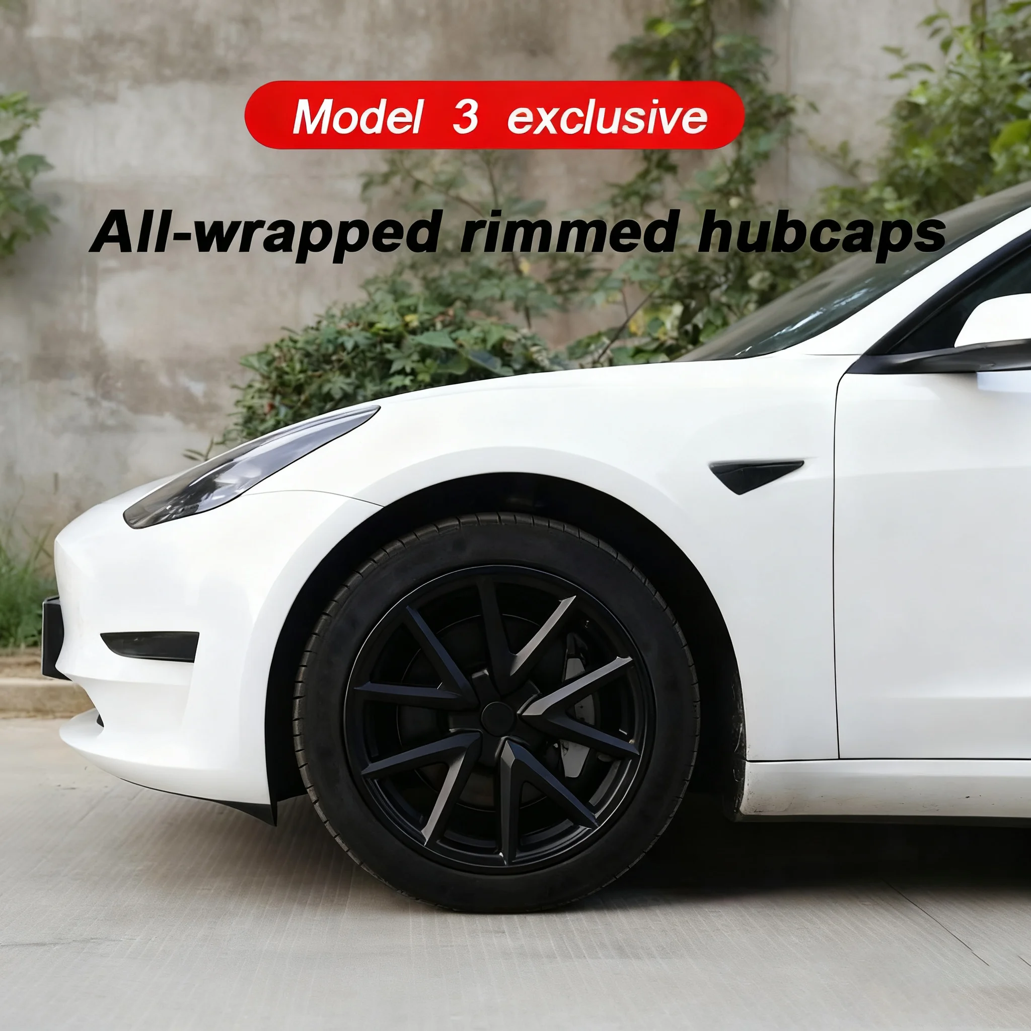

4 шт., чехол на колесо автомобиля, 18 дюймов, сменная крышка ступицы, автомобильные шины, аксессуары для ступиц для Tesla Model 3 2016-2023