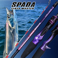PURELURE FUJI Tenya 30- 60 Cutlass Fish Super Light Tianium Tip Cuttlefish octopus Fishing 173cm Casting 8:2 Action Squid Boat