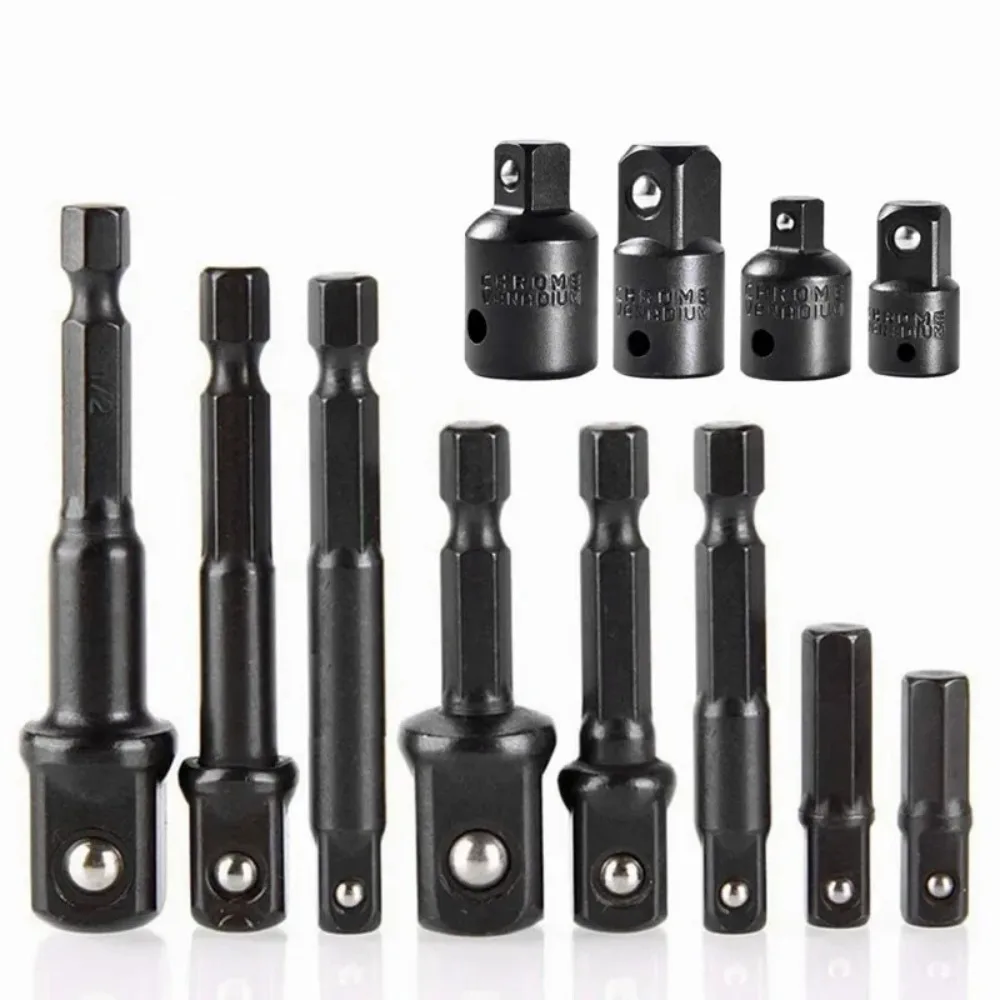 12/1PCS Impact Drive Socket Converter Adapter For Size Conversion From 1/2 To 3/8 And Other Sizes Ideal For Repair Work