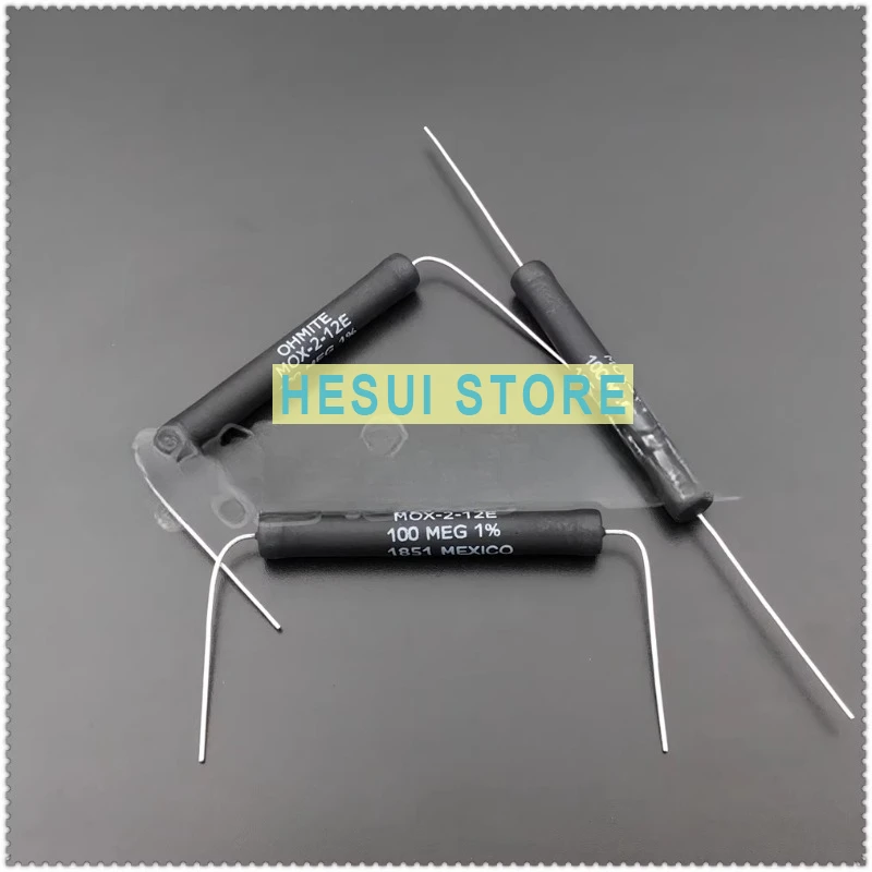 100M 5W OHMITE 20KV high voltage resistance, thick film resistor MOX-2-12E