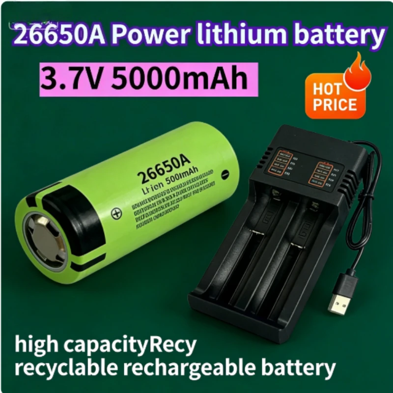5000Mah 26650 Batte…