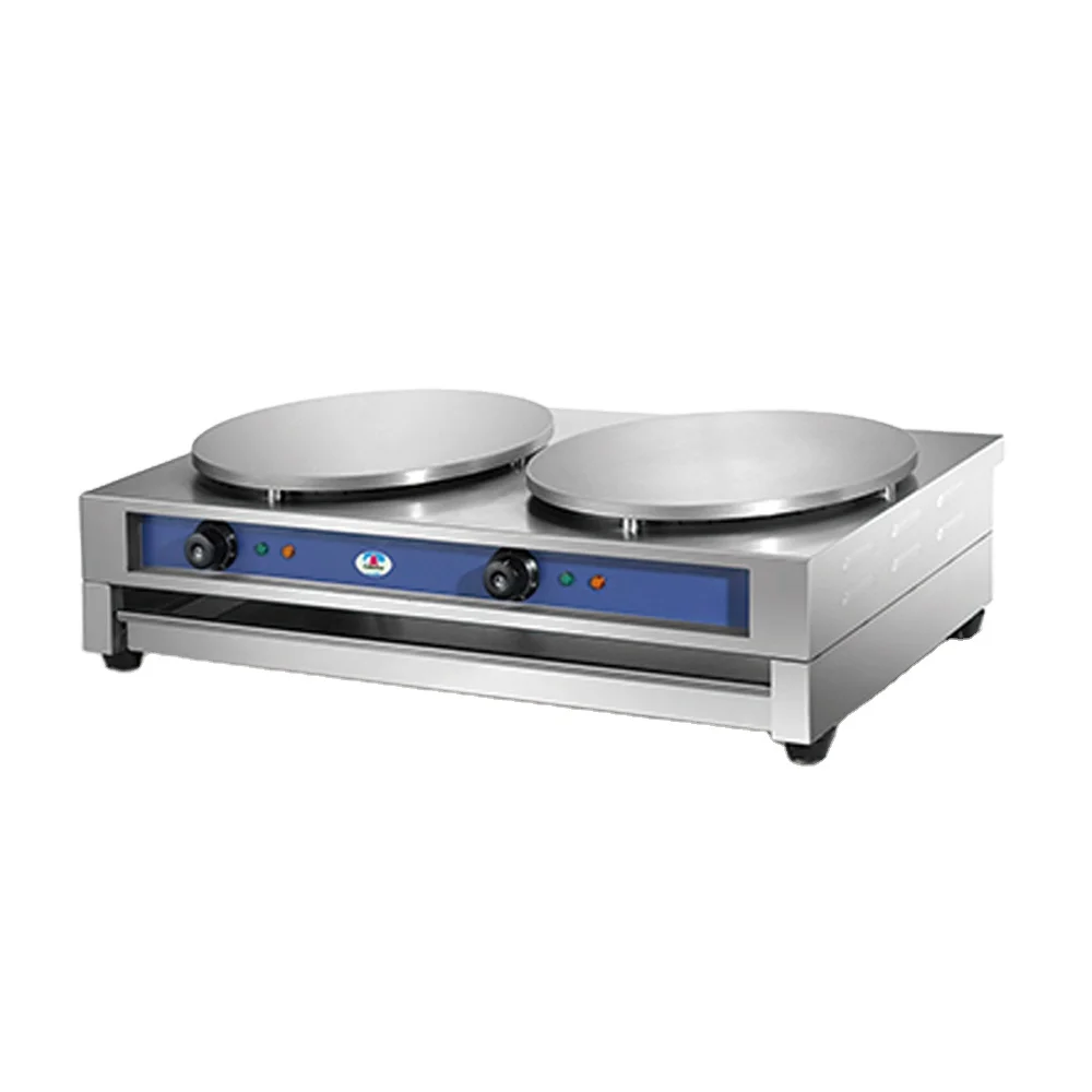 HEC-2  electric 2 head   crepe machine hot sales pancake maker