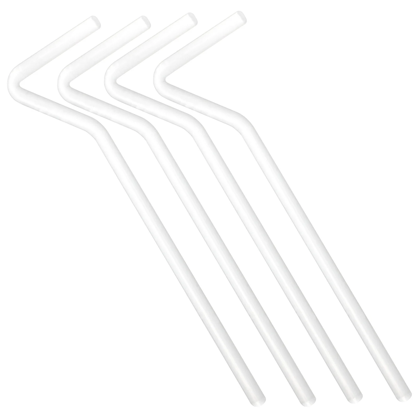 

4Pcs Cell Glass Rods Polished Edge-Less Spreading Bars Laboratory Wide Spreading Cell Lab Accessories