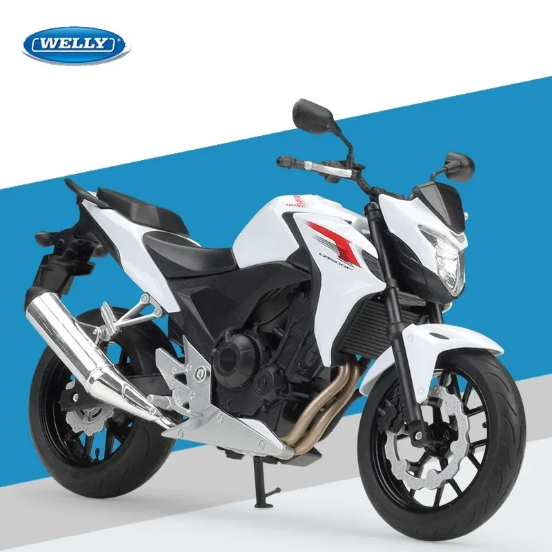 

WELLY 1:10 HONDA CB500F Simulation Alloy Motorcycle Model - Suitable for Children's Toys and Collections