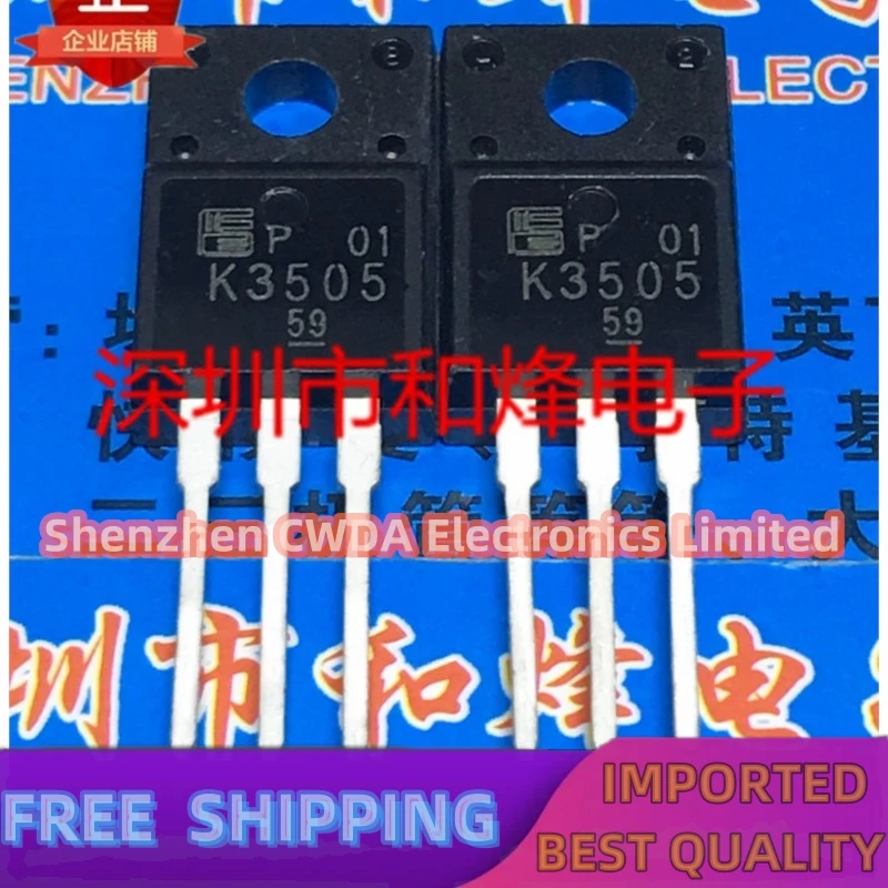 10PCS-20PCS  2SK3505 K3505  TO-220F 500V 14A   In Stock Can Be Purchased