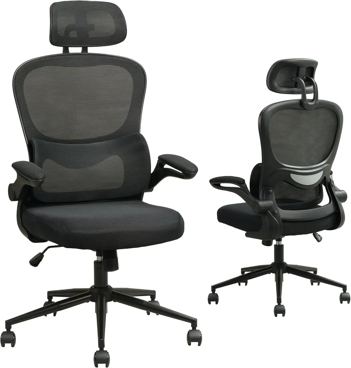 

FLEXISPOT OC4 Lite Office Chair,Big and Tall Mesh Computer Desk Chair,Ergonomic Task Chair with Adjustable Lumbar Support,