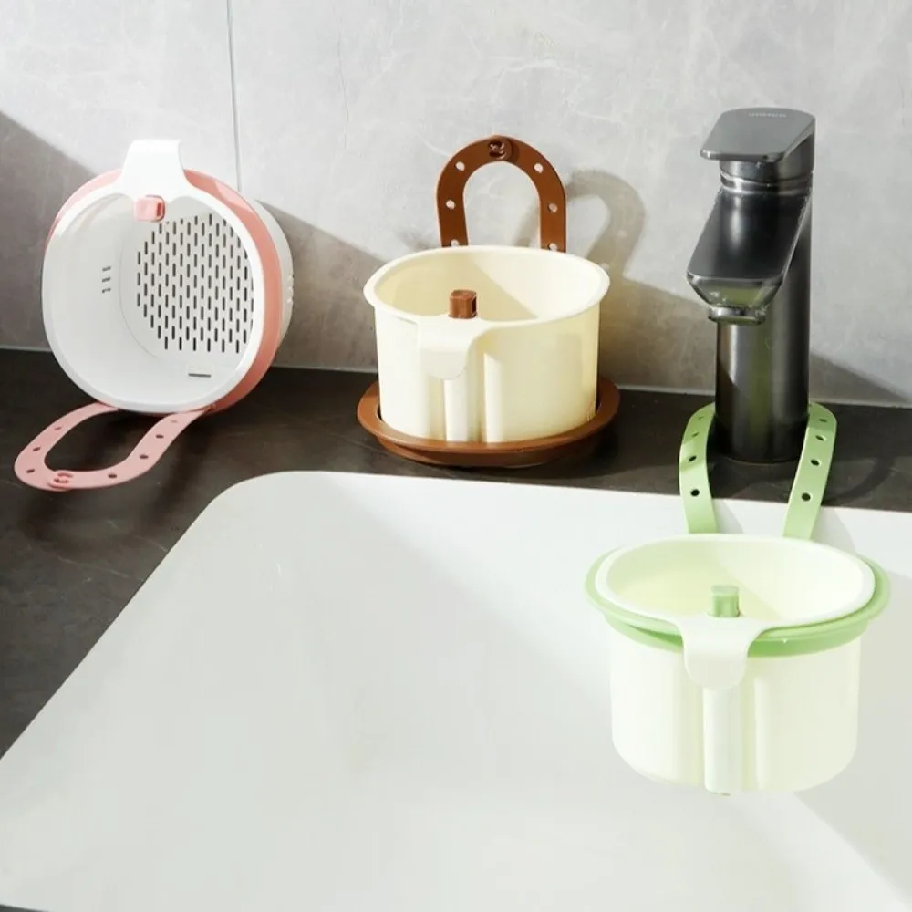 

Openable Bottom Sink Hanging Drain Basket Press Dumping Waste Versatile Kitchen Sink Filter Strainer Creative Separate