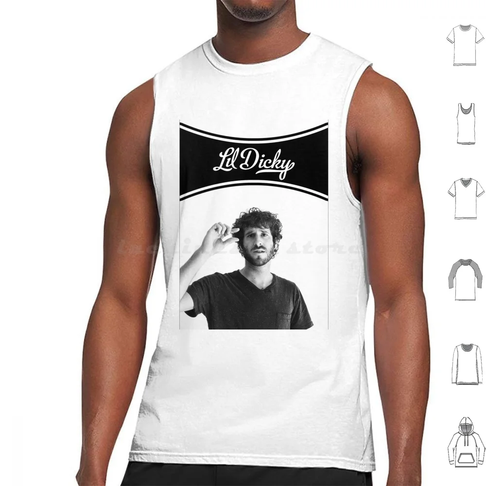 Lil D Tank Tops Print Cotton Lil Dicky Rapper Dave Burd So Hard Professional Rapper Original Pancake Mr Left Wards