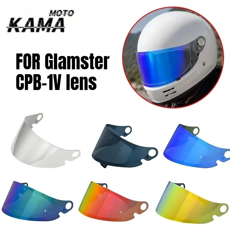 UV Protection Photochromic Helmet Lens Fits Glamster CPB-1V, Day and Night Universal Motorcycle Helmet Replacement Face Shield
