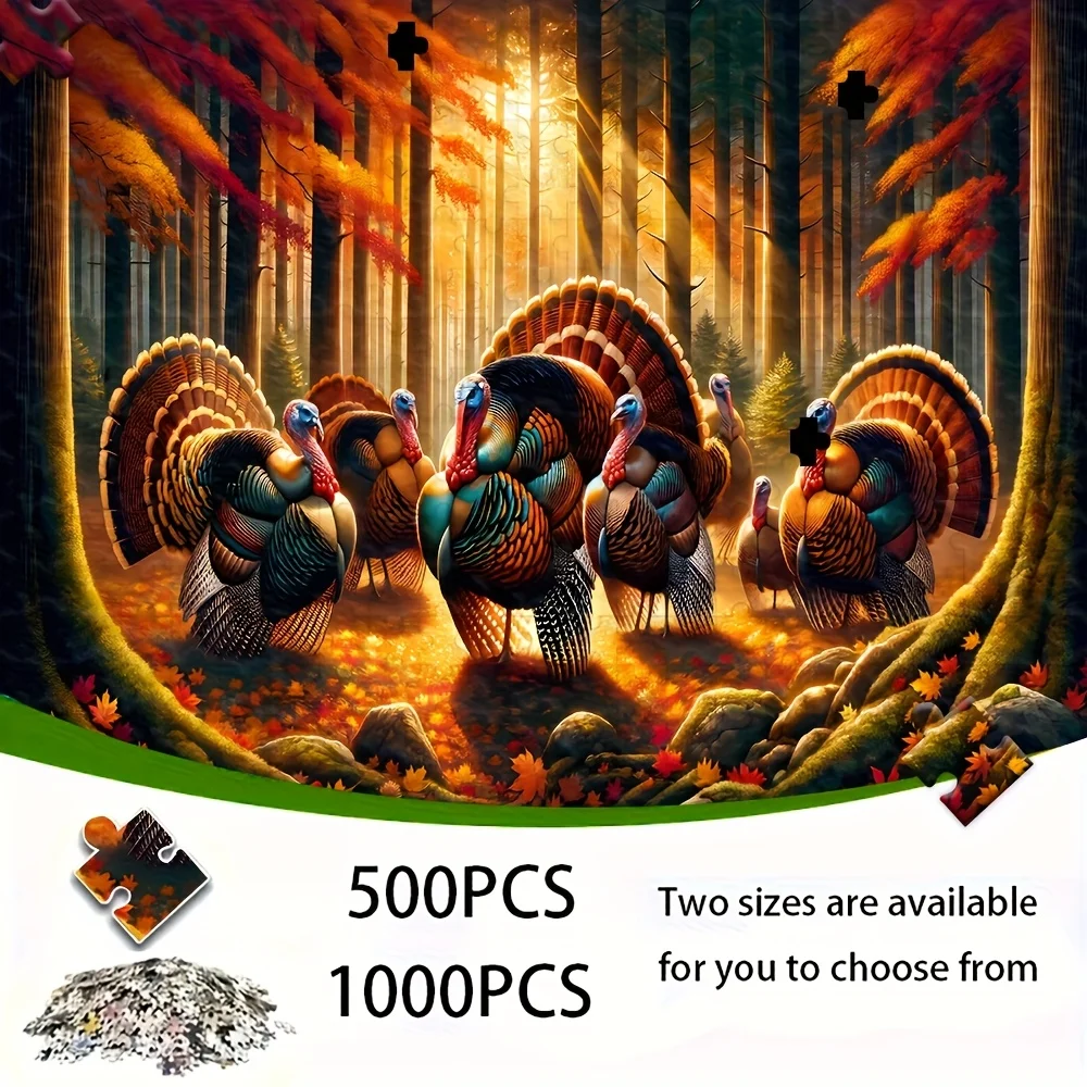 ปริศนาสำหรับผู้ใหญ่ 500/1000 ชิ้น |   เกมครอบครัวที่สนุกสนาน คลายเครียด คุณภาพสูง เหมาะสำหรับวันเกิด คริสต์มาส ฮาโลวีน และเป็นของขวัญ