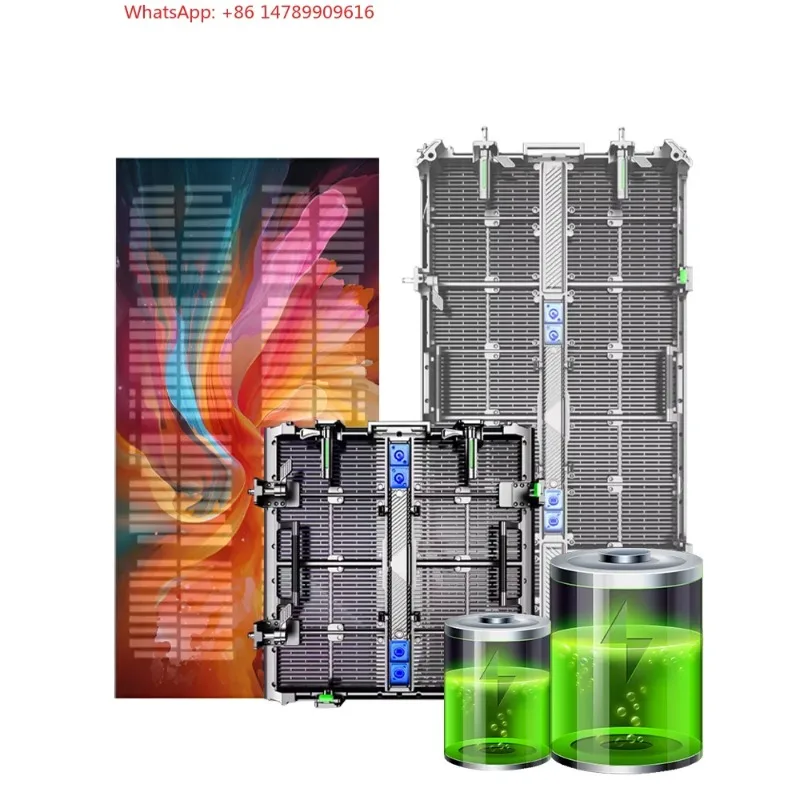 

LED Digital Signage Video WallP3.91 Indoor/Outdoor Transparent LED Display Animation Wayfinding Lightweight Flexible Rental Scre