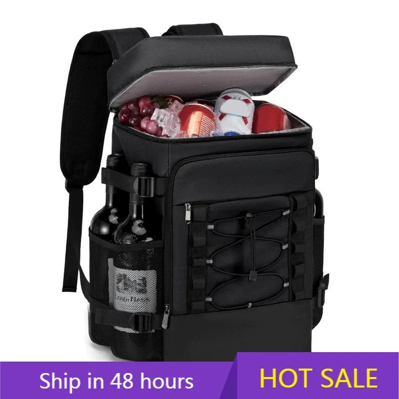 

POWER LEAP 30L Insulated Lightweight Backpack Cooler with Zipper Closure Customized Large Capacity for Camping & Hiking