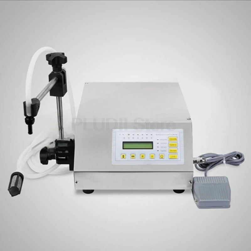 آلة تعبئة السوائل ذات التحكم الرقمي، حشو عطور الخمور الأوتوماتيكي، معدات تعبئة كمية صغيرة، وظيفة خالية من التنقيط