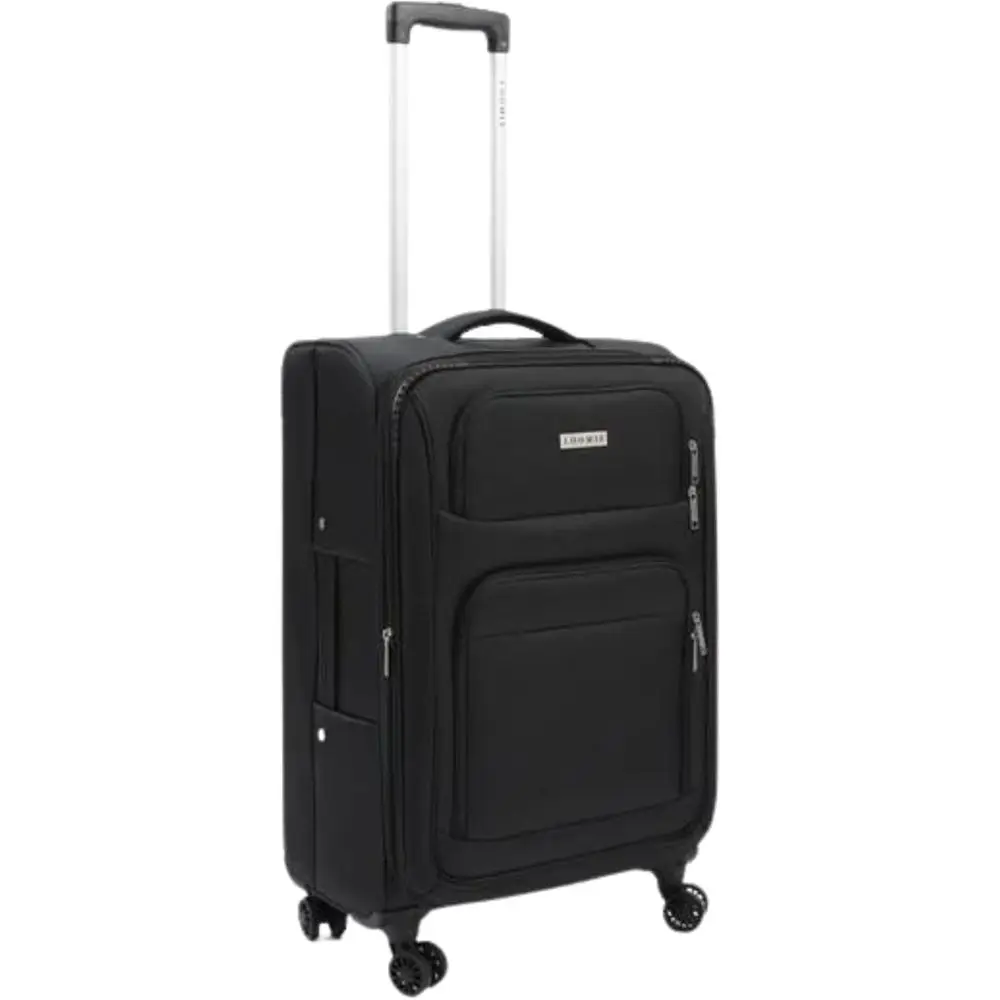 

Expandable Spinner Luggage, Lightweight 21 Inch Carry-On Suitcase, Unisex, Black